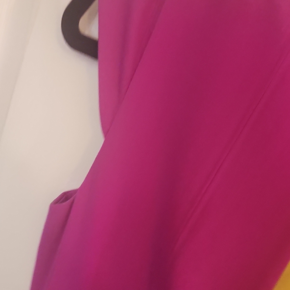 Marc New York Women's Pink Fuchsia Belted Sheath Dress Size 2 - Picture 12 of 14